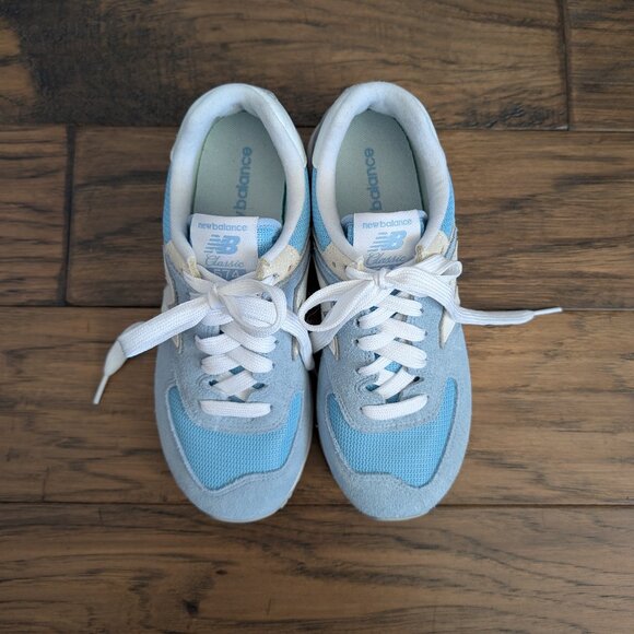 New Balance 574 sneakers light blue size 7 - Picture 6 of 15